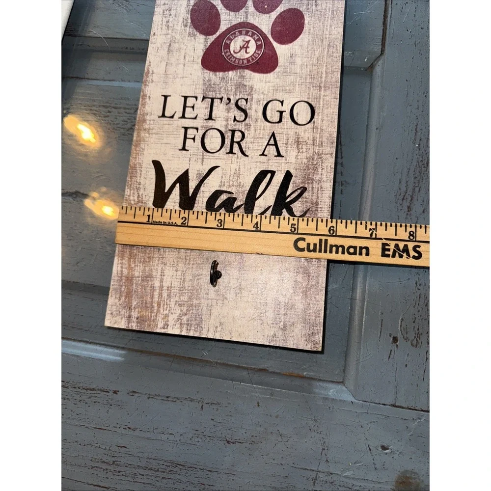Alabama Crimson Tide Dog‎ Puppy Leash Holder Sign 